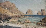 Albert Hertel Capri oil painting artist